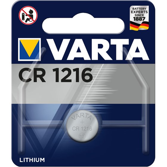 CR1216 Batería de un solo uso Litio