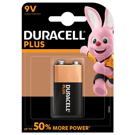 Plus Batería de un solo uso 9V Alcalino