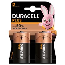 Plus Batería de un solo uso D Alcalino
