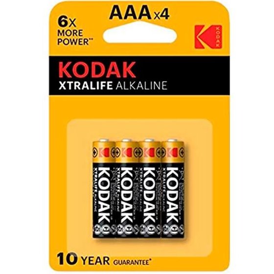 KODAK PILAS EXTRALIFE ALCALINA 4UD LR03 AAA BLISTER