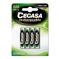 PILAS CEGASA RECARGABLES HR03 B/4