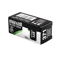 MAXELL MICRO PILAS PLANAS ÓXIDO DE PLATA 1,55V - SR0920SW 371 CAJA 10U