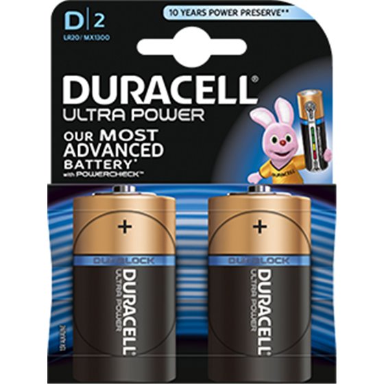 Ultra Power D Batería de un solo uso Alcalino