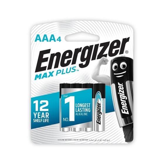 MAXPLUS AAA – 4 Pack Batería de un solo uso Alcalino