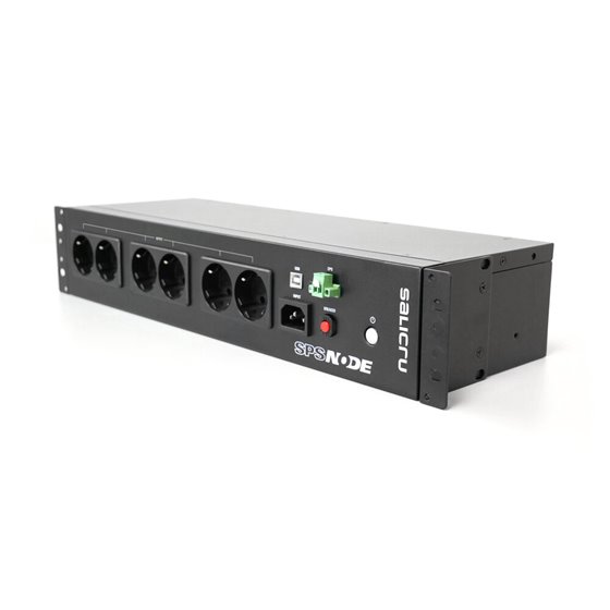 SPS 900 Node sistema de alimentación ininterrumpida (UPS) En espera (Fuera de línea) o Standby (Offline) 0,9 kVA 480 W 8 salidas