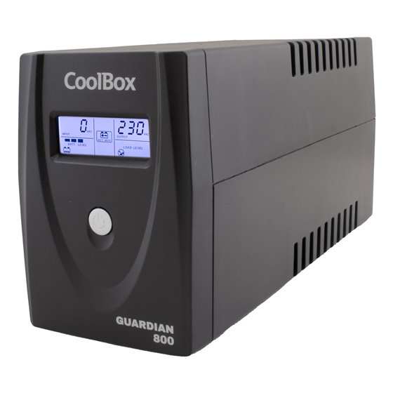 SAI GUARDIAN3 LCD 800VA 480W 2 SCHUKOS + SOFTWARE