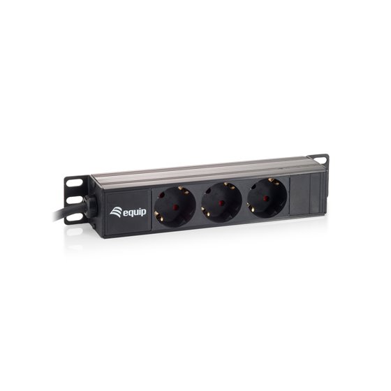 333299 unidad de distribución de energía (PDU) 3 salidas AC 1U Negro