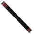 WPN-PDU-C01-08 unidad de distribución de energía (PDU) 8 salidas AC 1U Negro, Rojo