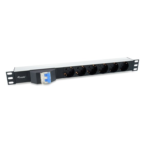 333312 unidad de distribución de energía (PDU) 6 salidas AC 1U Negro