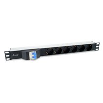 333312 unidad de distribución de energía (PDU) 6 salidas AC 1U Negro