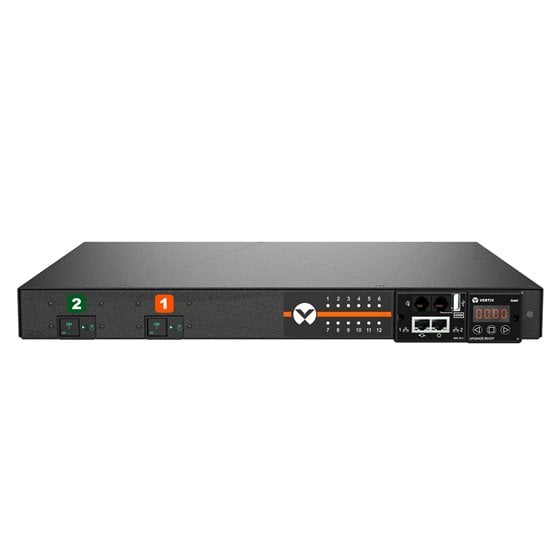 VP59100 unidad de distribución de energía (PDU) 12 salidas AC 1U Negro