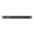 PDU-07F-0200-IEC-BK unidad de distribución de energía (PDU) 7 salidas AC 1U Negro