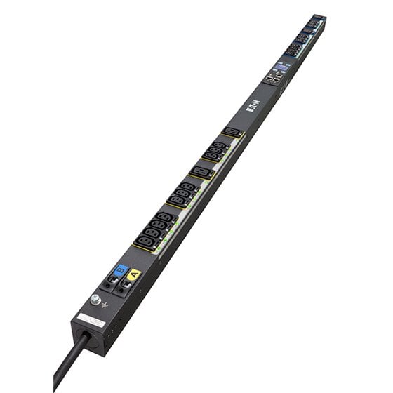 EMAB03 unidad de distribución de energía (PDU) 16 salidas AC 0U Negro