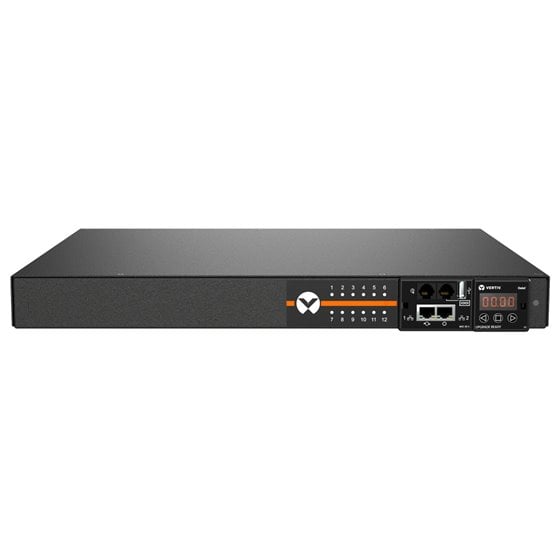 Geist MUU3E1R5-12CF17-2C20A9H00-S unidad de distribución de energía (PDU) 12 salidas AC 0U Negro