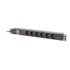PDU-06F-0200-BK unidad de distribución de energía (PDU) 6 salidas AC 1U Negro