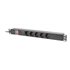 PDU-05F-0200-BK unidad de distribución de energía (PDU) 5 salidas AC 1U Negro