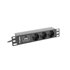 PDU-03F-0200-BK unidad de distribución de energía (PDU) 3 salidas AC 1U Negro