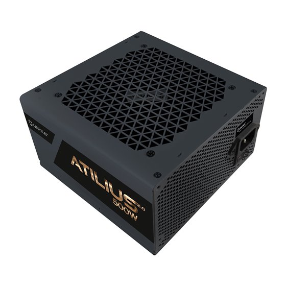 ATX Atilius 2.0 Black 500W 80+ Bronze unidad de fuente de alimentación 20+4 pin ATX Negro