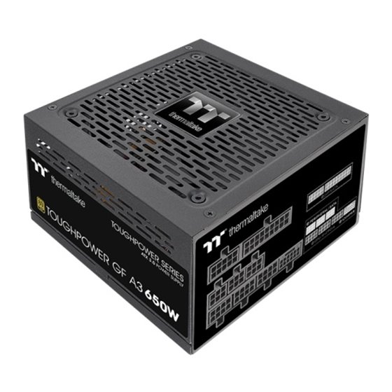TOUGHPOWER GF A3 unidad de fuente de alimentación 650 W 24-pin ATX ATX Negro