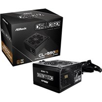 CL-550B Challenger unidad de fuente de alimentación 550 W 20+4 pin ATX ATX Negro