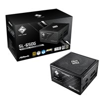 SL-650G Steel Legend unidad de fuente de alimentación 650 W 20+4 pin ATX ATX Negro