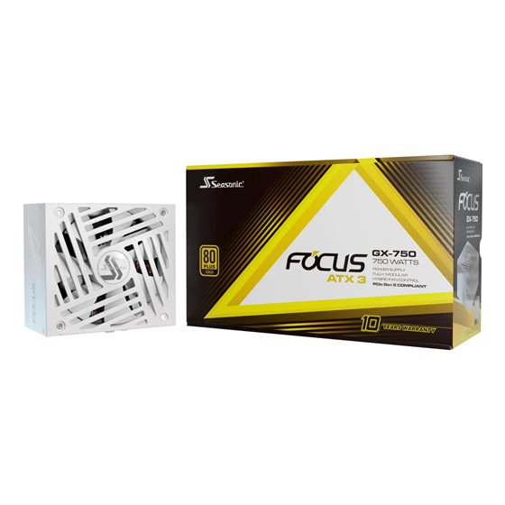 Focus GX unidad de fuente de alimentación 750 W 24-pin ATX ATX Blanco