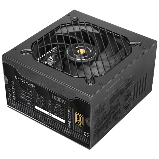 MPB1000PSI unidad de fuente de alimentación 1000 W 24-pin ATX ATX Negro