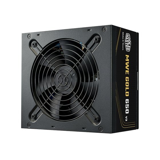 MWE Gold V3 ATX 3.1 Non-Modular Series unidad de fuente de alimentación 650 W 24-pin ATX Negro