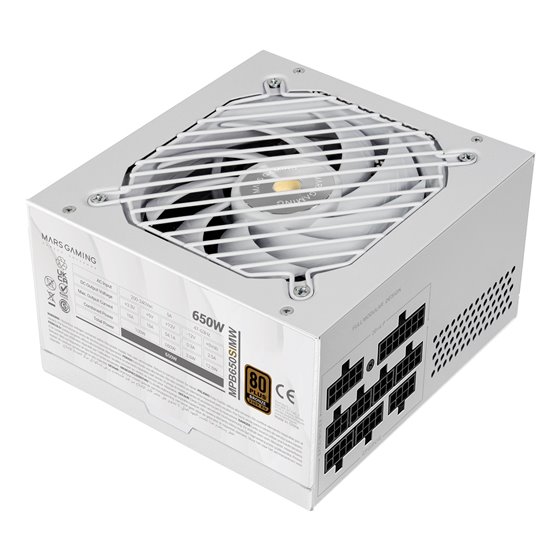 MPB650SIMW unidad de fuente de alimentación 650 W 24-pin ATX ATX Blanco