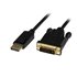 Cable 91cm Adaptador Conversor de Vídeo DisplayPort a DVI - Convertidor DP Activo - 2560x1600