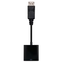 Conversor DisplayPort a sVGA, DisplayPort/M-sVGA/H, Negro, 15 cm