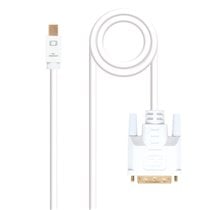 Cable conversor Mini DP a DVI, Mini DP/M - DVI/M, Blanco, 2.0 M