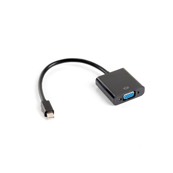 AD-0006-BK adaptador de cable de vídeo 0,2 m VGA (D-Sub) Mini DisplayPort Negro