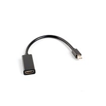 AD-0005-BK adaptador de cable de vídeo 0,2 m Mini DisplayPort HDMI tipo A (Estándar) Negro