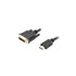 CA-HDDV-10CC-0030-BK adaptador de cable de vídeo 3 m HDMI tipo A (Estándar) DVI-D Negro