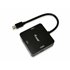 133439 adaptador de cable de vídeo 0,15 m Mini DisplayPort DVI-D + VGA (D-Sub) + HDMI Negro
