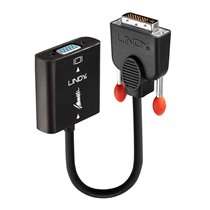38189 adaptador de cable de vídeo 0,1 m DVI-D VGA (D-Sub) Negro