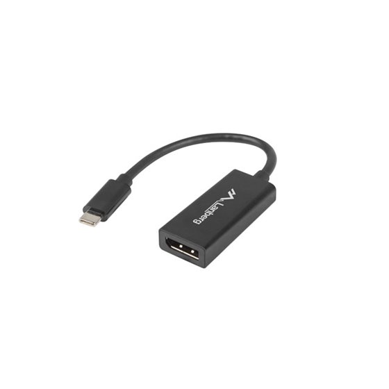 AD-UC-DP-01 adaptador de cable de vídeo 0,15 m USB Tipo C DisplayPort Negro