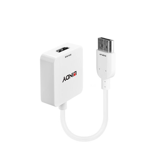 38146 adaptador de cable de vídeo HDMI tipo A (Estándar) DisplayPort Blanco