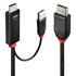 41499 adaptador de cable de vídeo 2 m HDMI + USB Type-A DisplayPort Negro