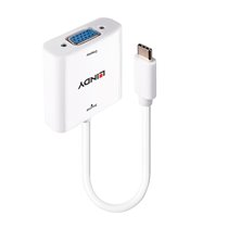 43355 adaptador de cable de vídeo USB Tipo C VGA (D-Sub) Blanco