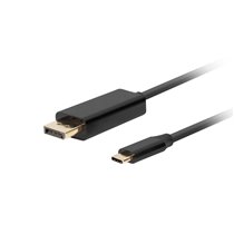 CA-CMDP-10CU-0010-BK adaptador de cable de vídeo 1 m USB Tipo C DisplayPort Negro