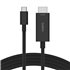 AVC012bt2MBK 2 m USB Tipo C HDMI Negro
