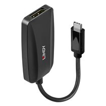 43337 adaptador de cable de vídeo 0,13 m USB Tipo C DisplayPort Negro