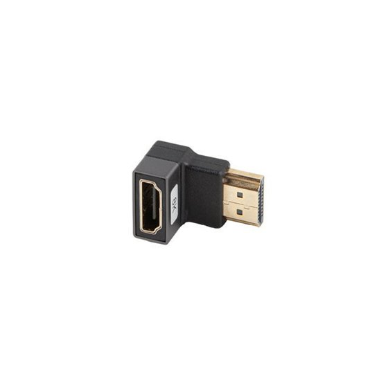 AD-HDMI-07 adaptador de cable de vídeo HDMI tipo A (Estándar) Negro, Plata