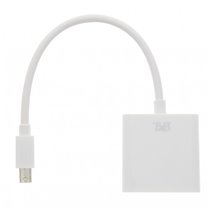 MIDPVGA adaptador de cable de vídeo VGA (D-Sub) Mini DisplayPort Blanco