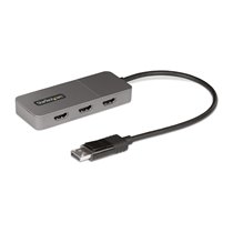 Hub MST de 3 Puertos - Multiplicador Divisor DisplayPort a 3 Puertos HDMI 4K60Hz - Adaptador Gráfico DP 1.4 Multimonitor - Cable