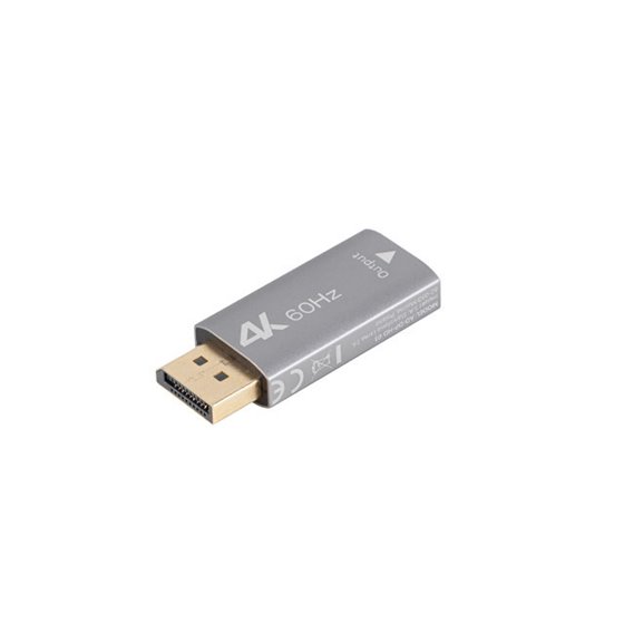 AD-DP-HD-01 adaptador de cable de vídeo 0 m HDMI tipo A (Estándar) DisplayPort Plata