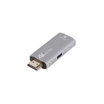 AD-HD-DP-01 adaptador de cable de vídeo 0 m HDMI tipo A (Estándar) DisplayPort Plata
