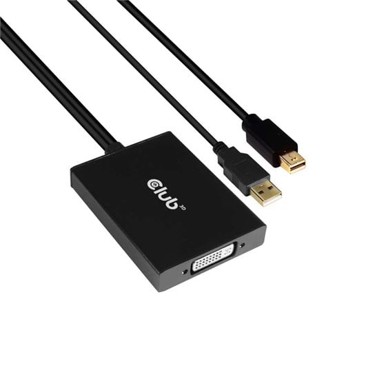cac-1130 0,6 m MiniDP/USB-A DVI-D Negro